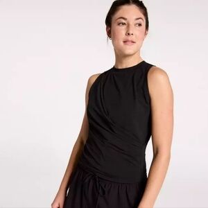 CALIA Wrap Front Tissue Tank Top, NWT